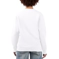thumbnail image 2 of Women's G-III 4Her by Carl Banks  White Green Bay Packers Flower Logo Graphic Fleece Pullover Sweatshirt, 2 of 2
