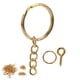 thumbnail image 4 of Accesorios para llaveros, llaveros, accesorios para llaveros resistentes dorados, accesorios para llaveros DIY, diseño revolucionario, 4 of 9