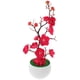 thumbnail image 4 of Flor de ciruelo artificial en maceta, flor de ciruelo realista, decoración para oficina, hogar y escritorio, 4 of 5