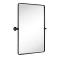 thumbnail image 4 of TEHOME Woodvale Rectangle Vertical Metal Wall Mirrors 23" x 35" - Rubbed Bronze, 4 of 5