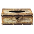 thumbnail image 2 of Dispensador de Caja de Pañuelos Rectangular de Decoración de para Coche de Oficina en hogar Hugo Estuche de pañuelos de madera, 2 of 10
