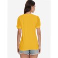 thumbnail image 6 of Womens Summer Tops V Neck T Shirts Swiss Dot Puff Sleeve Tops Loose Casual Tshirts, 6 of 6