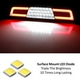 thumbnail image 4 of Black-Out Smoked Lens C-Shape Ring Full LED High Mount Third Brake/Clearance Light Assembly For 2019-up Gen5 RAM 1500, 4 of 8