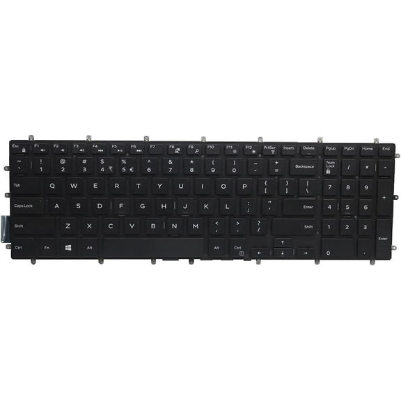 New US Black English Backlit Backlight Laptop Keyboard (Without palmrest) for Dell Vostro 3580 3581 3582 3583 3584
