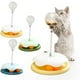 thumbnail image 1 of Bola dispensadora de golosinas con fugas - Juguete interactivo para gatos y perros con base lastrada, un rompecabezas de comedero lento para estimulación mental y control de porciones, 1 of 8
