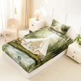 thumbnail image 4 of Erosebridal Jungle Camping Tent Twin Sheet Sets 3pcs for Teens Boys Girls,Kids Rustic Lake Life Bedding,Ultra Soft Home Decor, 4 of 5