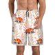 thumbnail image 1 of Balery Cute Sleepy Fox Traje de Baño Estilo Hawaiano para Hombre, Shorts de Secado Rápido con Bolsillos-X-Large, 1 of 6