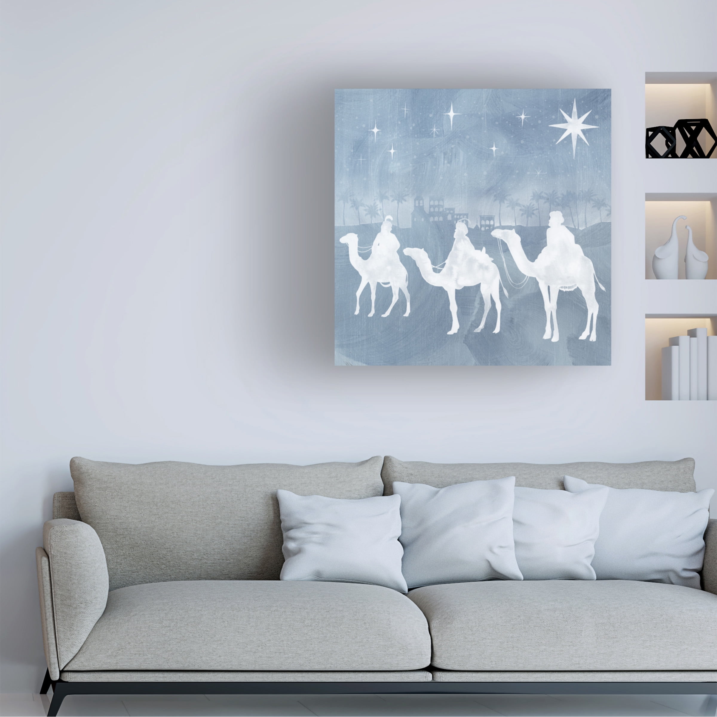 Grace Popp 'Star of Bethlehem II' Canvas Art