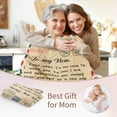 thumbnail image 3 of To My Mom Gift Blanket from Daughter Son I Love You Dear Mom Air Mail Letter Printed Blanket Throw for Christmas Birthday Mother Day's Soft Bed Flannel Blanket,Mom Blanket 50x60, 3 of 7