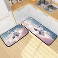 thumbnail image 7 of GZHJMY Kitchen Rugs 2 Piece Waterproof Non Slip Kitchen Mat Unicorn Kitchen Rug Set for Sink Office Kitchen Cafe, 19.7"x47.2"+19.7"x27.6" Carpet Runner, 7 of 7