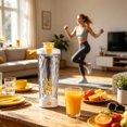 thumbnail image 6 of Rechargeable Electric Shaker Bottle, Plastic, For Home, Gym, Office, USB Powered Mixing Cup, Style B, 6 of 6