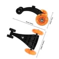 thumbnail image 2 of ELAYARD Precision Crafted Orange Universal Front Swing Wheels for Wiggle Car Upgrades, 2 of 7