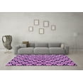 thumbnail image 3 of Ahgly Company Indoor Square Abstract Purple Modern Area Rugs, 8' Square, 3 of 4
