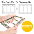 thumbnail image 4 of Yayeee Rocker Switch Wall Plate 1-Gang 4.6"x2.9" Home Decorative Outlet Cover, Pink Palm Trees, 4 of 6