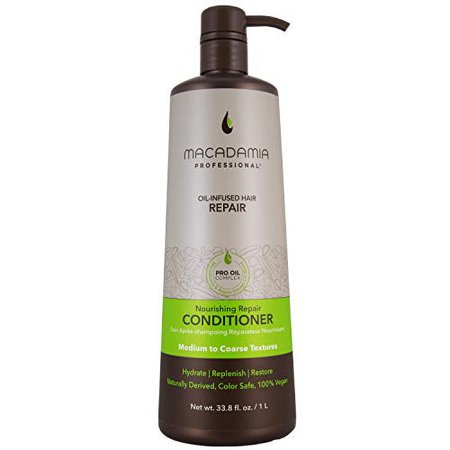 Macadamia Professional Hair Care Sulfate & Paraben Free Natural Organic Cruelty-Free Vegan Hair Products Nourishing Repair Hair Conditioner, 33.8 oz, Green