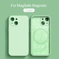 thumbnail image 1 of Magnetic Liquid Silicone Case For iPhone 14 12 13 Pro Max Plus For Magsafe Wireless Charging Cases Cover, 1 of 5