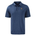 thumbnail image 2 of Men's Cutter & Buck Navy West Virginia Mountaineers Coastline Epic Comfort Eco Recycled Polo, 2 of 3