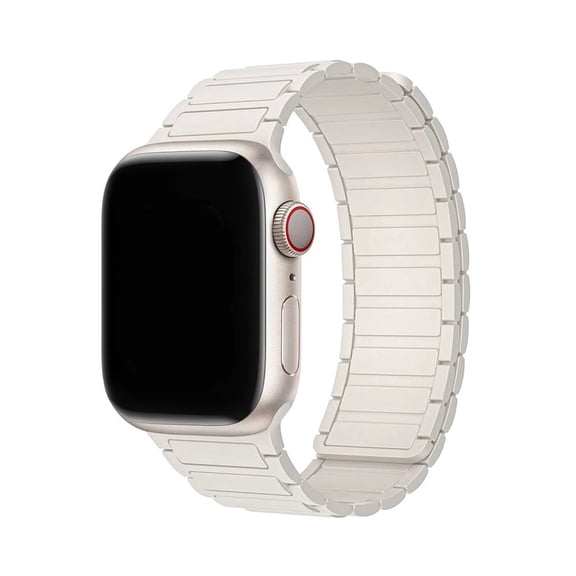 RoseOcean Magnetic Silicone Band for Apple Watch Ultra 3 2 49mm 46mm 45mm 44mm 42mm Series 11 10 9 8 7 6 SE 5 4