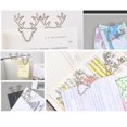 thumbnail image 5 of 8 PCS/Set Deer Head Paper Clip Shaped Paper Clip Creative Shape Pin Bookmark Deer Head Paper Clip, 5 of 5