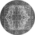 thumbnail image 1 of Ahgly Company Indoor Round Persian Gray Traditional Area Rugs, 6' Round, 1 of 4