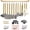 2. Gold, variant on 38 Piece Silicone kitchen Cooking Utensils Set with Utensil Rack, Silicone Head and Stainless Steel Handle Cookware, Kitchen Tools, Non-Stick kitchen Gadgets, Dishwasher Safe (Rainbow)