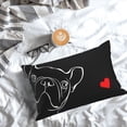 thumbnail image 5 of Sikiie French Bulldog Pillow Covers, Throw Pillow Case Cushion Covers,Cushion for Bedroom,Couch,Home-16"x24", 5 of 6