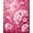 Pink, Pattern 1, variant on ODIKA 4'x6' Machine Washable Non-Slip Area Rug, Ornate Vintage Botanical with Repeating Floral Scrolls and Leafy Filigree High Traffic Rug, Pink, 218559