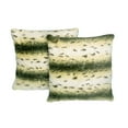thumbnail image 3 of Home Soft Things Plush Striped Faux Fur Pillow Covers, Set of 2, 20"x20", Citrake-Iron Gate, 3 of 5