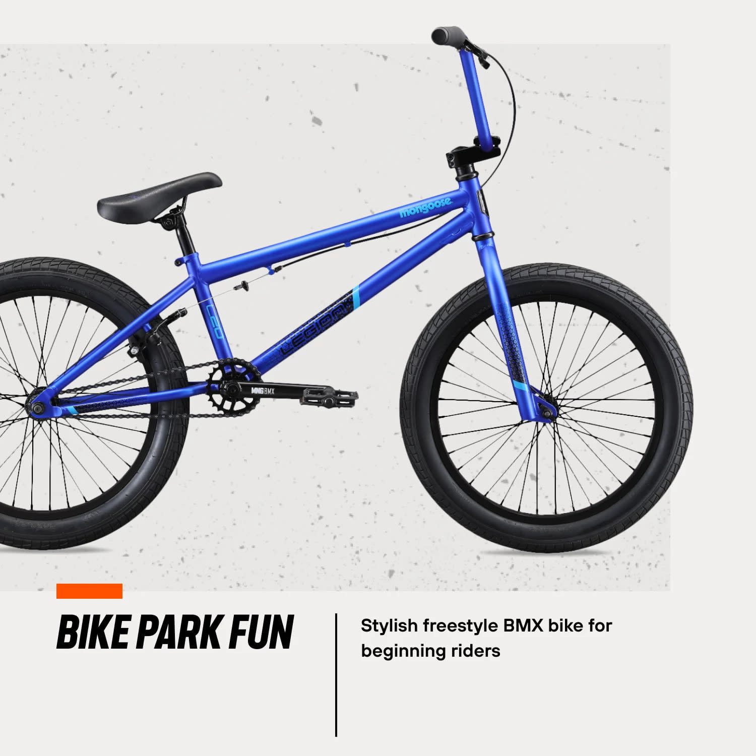 Mongoose Legion L20 BMX Bike, Freestyle Beginner-Level to