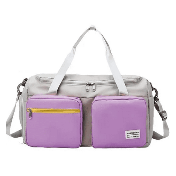 Bolso Deportivo Moderno De Viaje Malubero Violeta 40 L