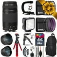 thumbnail image 1 of Canon EF 75-300 III - Video Kit + LED KIt + Monopad - 64GB Accessory Bundle, 1 of 10