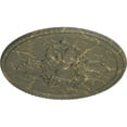 thumbnail image 3 of 54 1/4"OD x 2 7/8"P Milton Ceiling Medallion (Fits Canopies up to 10 1/2"), Hand-Painted Witch Hazel Crackle, 3 of 6