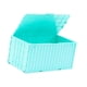 thumbnail image 3 of Contenedor de carga en miniatura, estuche de almacenamiento de gran capacidad para negocios, regalos y hogar. Azul cian, 3 of 9