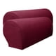 thumbnail image 2 of Protector de reposabrazos de 2 piezas, protector de sillón, funda de sillón, funda de sillón borgoña, 2 of 8