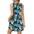 thumbnail image 4 of Fantaslook Summer Dresses for Women Casual V Neck Sleeveless Sundresses Floral Beach Short Dress with Pockets, 4 of 8