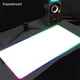 thumbnail image 2 of Alfombrilla de ratón personalizada RGB, blanca pura, luz LED retroiluminada para Gamer, 90x40cm LIUWENJING unisex, 2 of 2
