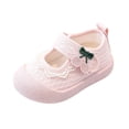 thumbnail image 2 of Willtoo Baby Girls Shoes Breathable Mesh Sneakers Non-Slip Soft Sole Infant Toddler First Walker Shoes, 2 of 5