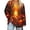 #0128-Orange, variant on Uootdi Halloween Sweatshirts for Women V Neck Pumpkin Castle Red Moon Graphic Womens Sweatshirt Loose Fit Fall Social Event Stretchy Womens Tops Gift