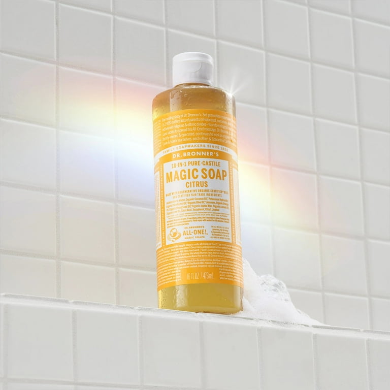 Dr. Bronner's Citrus Magic Soap 4本セット Amazon.com : Dr. Bronner's Magic Soap-Pure-Castile Liquid