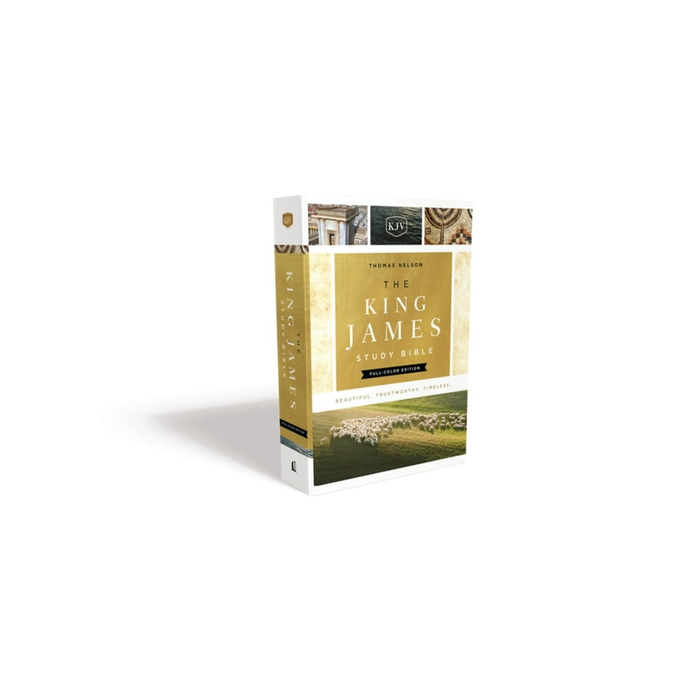The King James Study Bible, Hardcover, Full-Color Edition (Hardcover ...