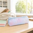thumbnail image 5 of Colorful Cloth Pencil Pouch for Stationery and Cosmetic Brush Organization - Versatile Makeup Bag and Travel Storage Organizer for Small Items and Accessories - Durable Storage Case, 5 of 7