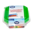 thumbnail image 3 of Set de contenedores Great Value cuadrados desechables 3 pzas de 740 ml, 3 of 3