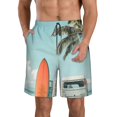 thumbnail image 1 of Fotbe Vintage Surf Van Beach Trajes de Baño Estampados para Hombre, Shorts de Verano de Secado Rápido, Ropa de Playa, Bañadores-3X-Large, 1 of 6