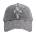 thumbnail image 1 of Zmoon Casquette de Baseball en Coton Lavé avec Imprimé Croix de Jésus, 1 of 3