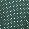 thumbnail image 4 of Womens Green Polka Dot Print Cotton Nightgown Button Front Sleep Shirt Small, 4 of 4