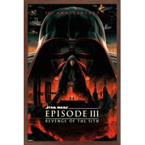 Star Wars: Revenge Of The Sith - 20th Anniversary Wall Poster, 14.725" x 22.375" Framed