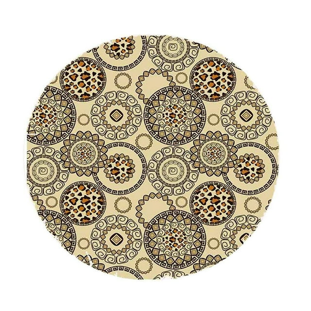 ziyahi Nappe Ronde Ajustée avec Bord Élastique Imperméable Style F 1.5m