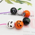 thumbnail image 5 of 60Pcs Halloween Cat Face Beads 16mm Wood Spacer Beads with Ghost/Eye/Pumpkin Lantern Patterns, 3mm Hole for DIY Jewelry Necklace Bracelet Phone Chain Decor, 5 of 7
