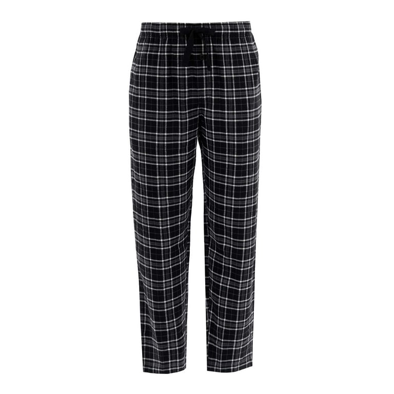 George Men's Plaid Woven Flannel Sleep Pants, Sizes S-5XL George Men's Plaid Woven Flannel Sleep Pants, Sizes S-5XL