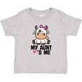 thumbnail image 3 of Inktastic My Aunt Loves Me Girl Cow Girls Baby T-Shirt, 3 of 5